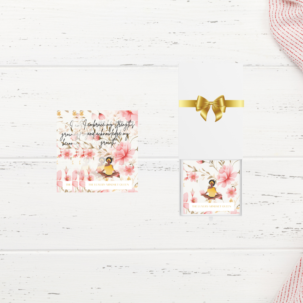 25 minimalist affirmation cards in soft life aesthetic for daily self-care routine