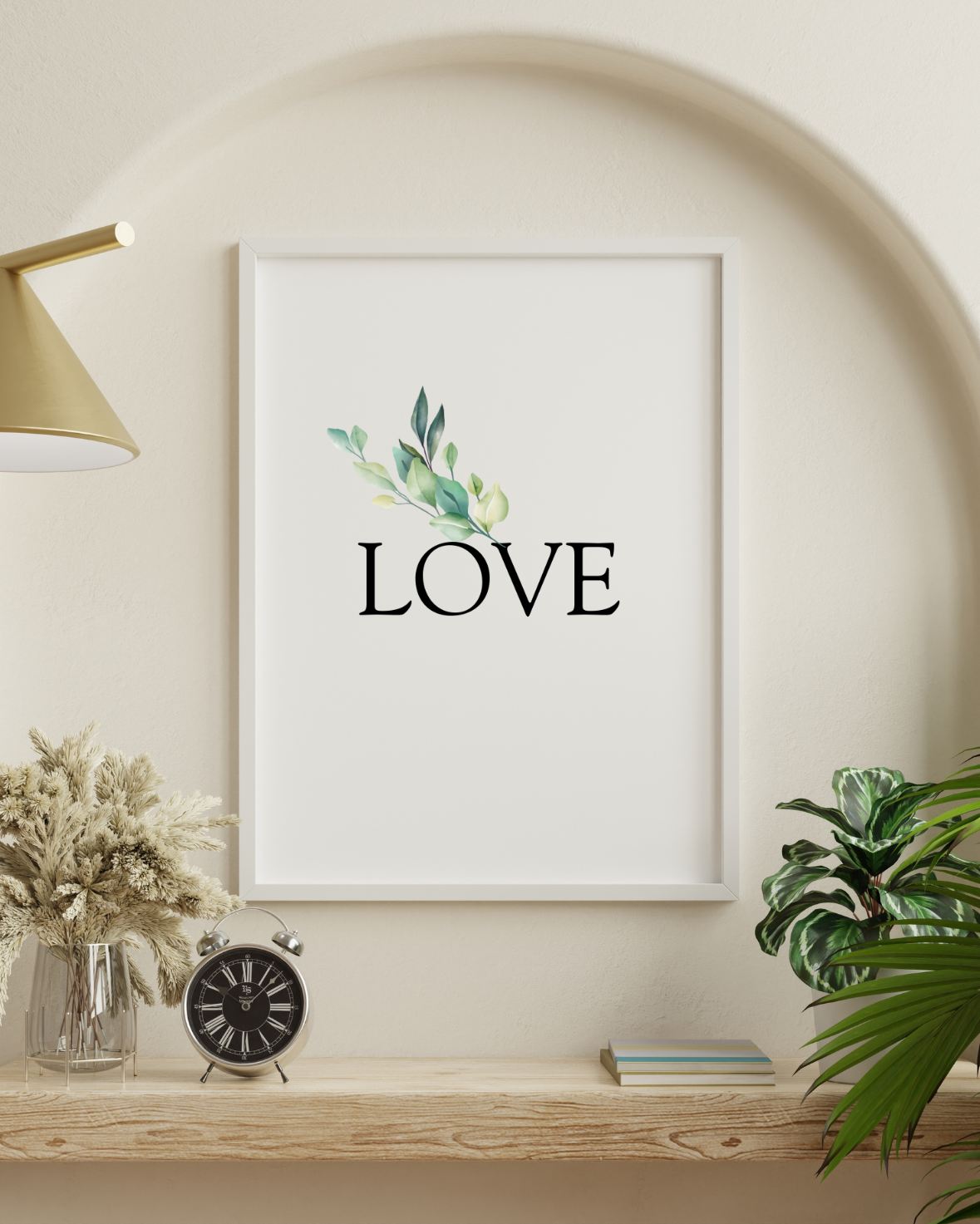 Live Love Laugh Wall Art Set | x3 Digital Prints | Living Room Wall Art | Motivational Quotes for Life | Soft Life Aesthetic