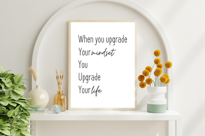 aesthetic living room wall art motivational quote printable